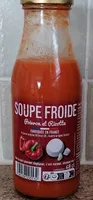 Soupe froide poivron et ricotta