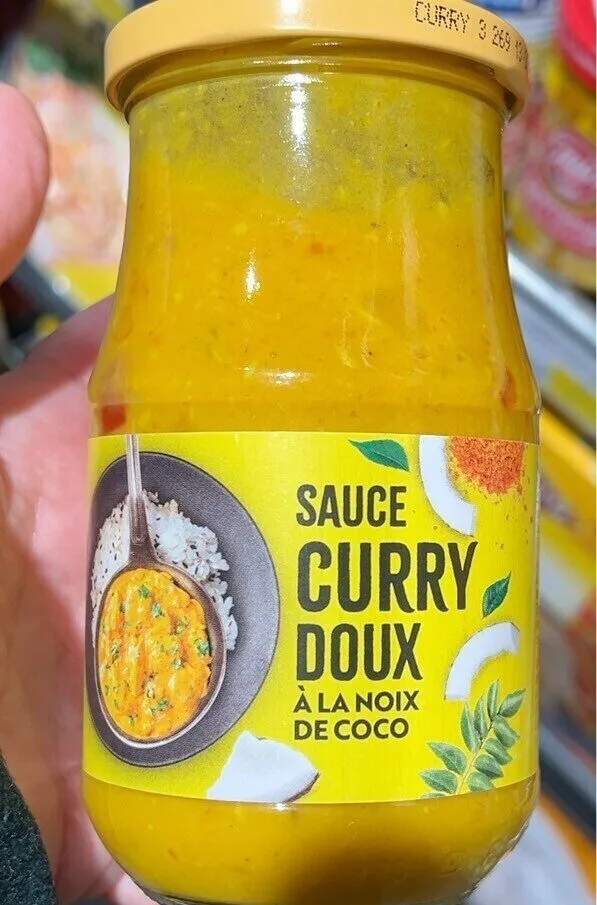 Sauce curry doux à la noix de coco