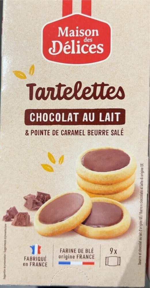 Tartelettes chocolat au lait