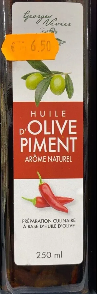 HUILE D'OLIVE PIMENT