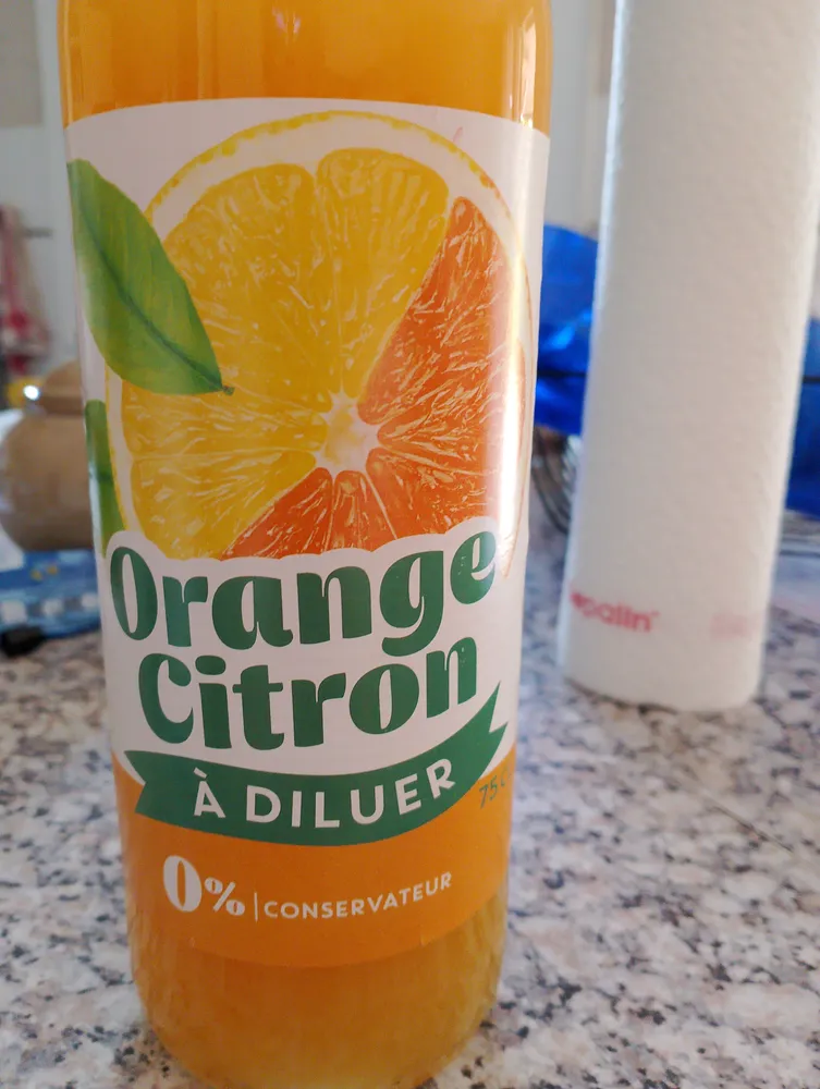 Orange et citron a diluer