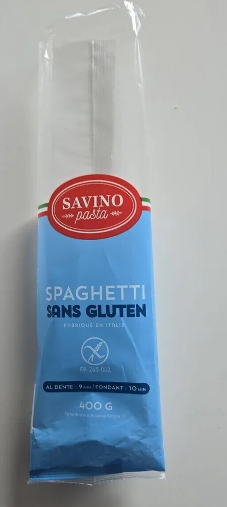 Spaghetti sans gluten