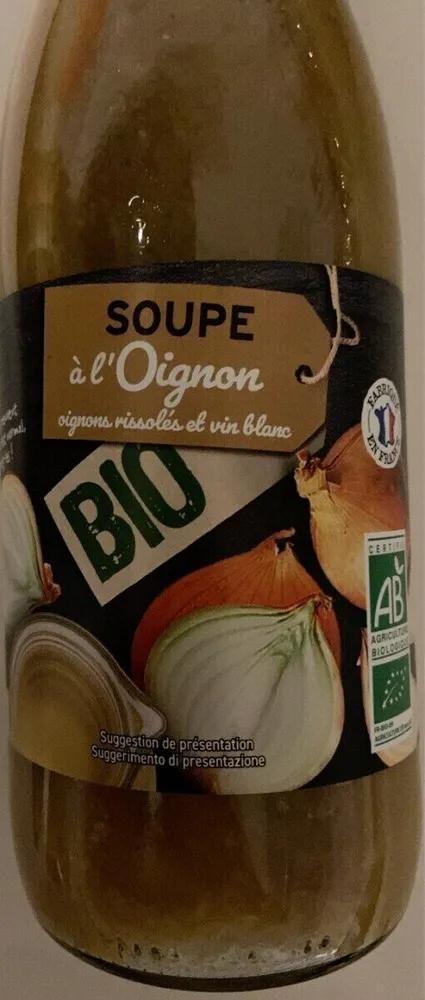 SOUPE à l'Oignon oignons rissolés et vin blanc