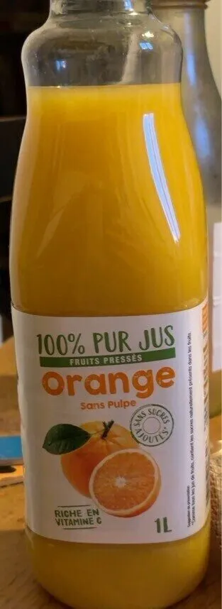 Pur jus fruit pressés orange