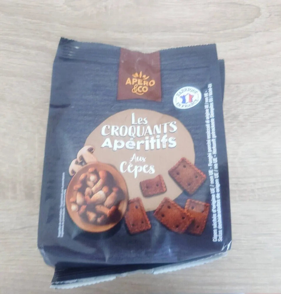 Les CROQUANTS Apéritifs Aux Cèpes