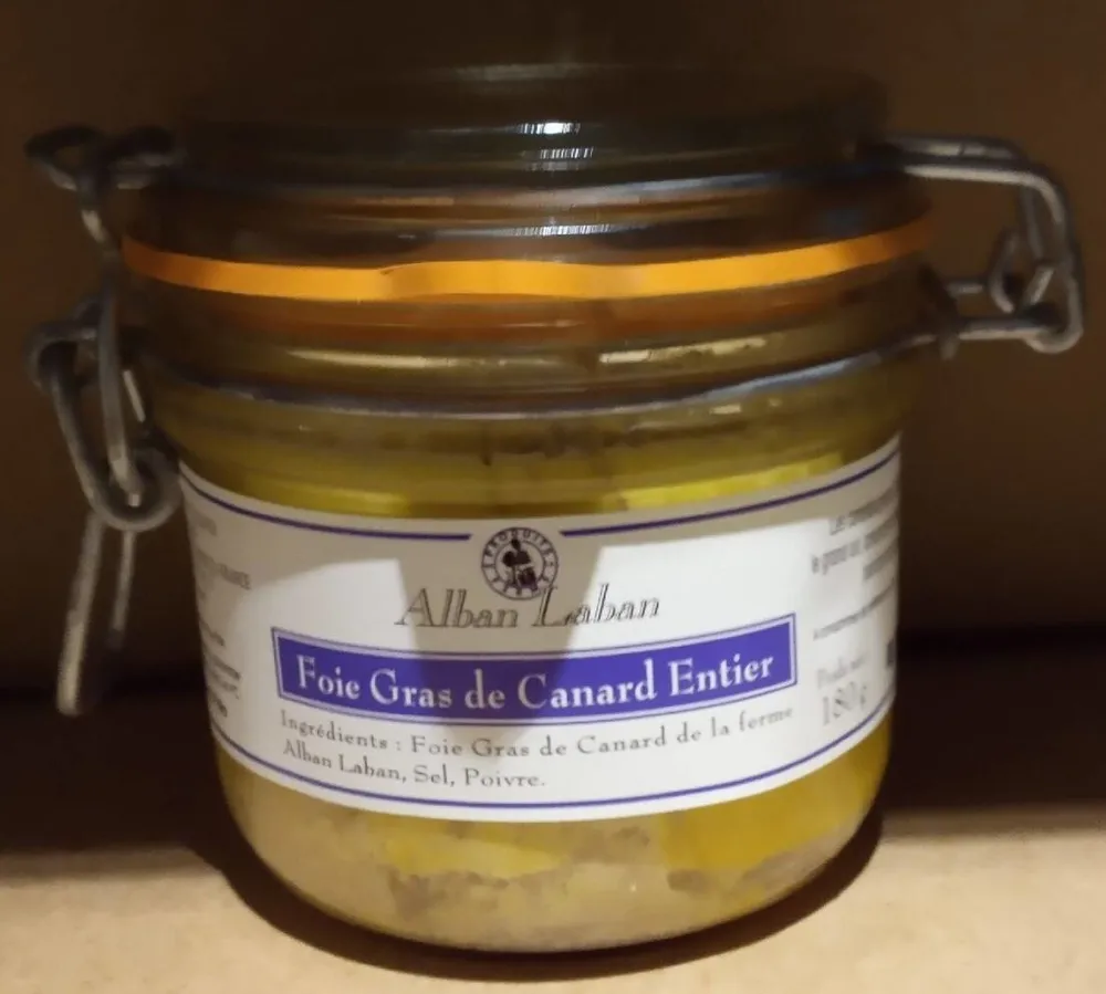 Foie gras de canard entier
