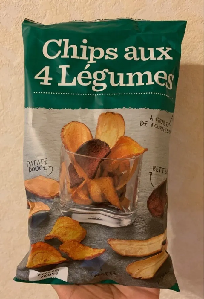 Chips aux 4 légumes