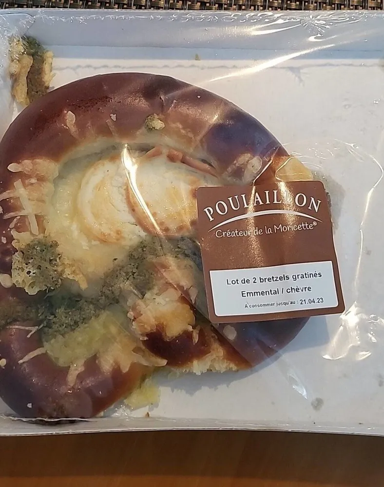 Bretzels gratinés Emmental Chèvre