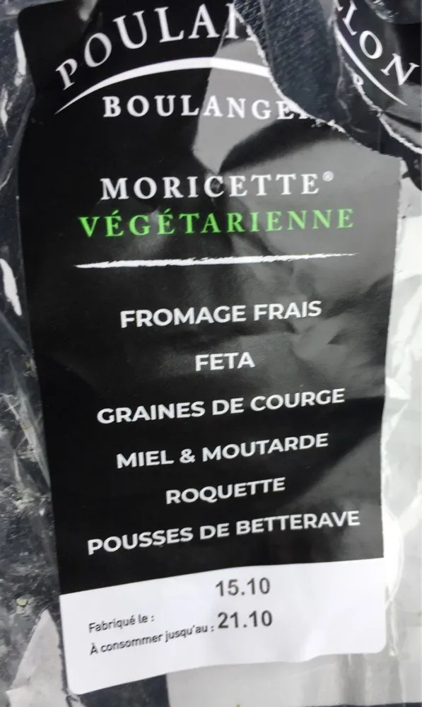 Moricette Végétarienne