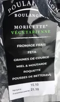 Moricette Végétarienne