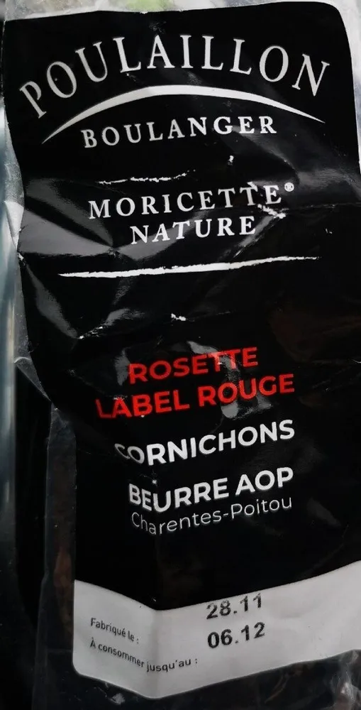 Moricette nature rosette label rouge