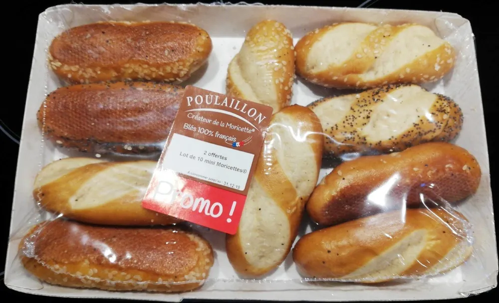 Lot de 10 mini Moricettes
