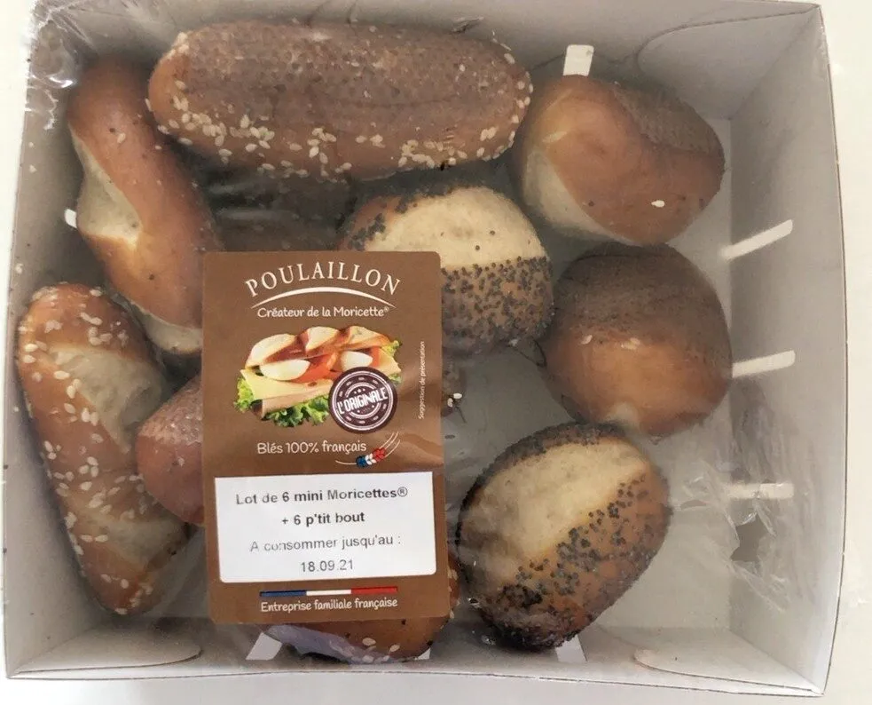 Lot de 6 mini Moricettes® + 6 p’tit bout