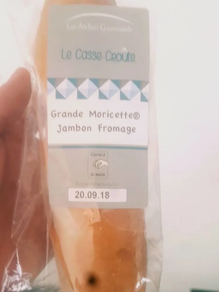Grande moricette jambon fromage