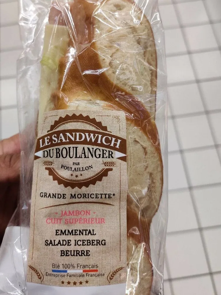 Grande Mauricette jambon cuit supérieur Poulaillon