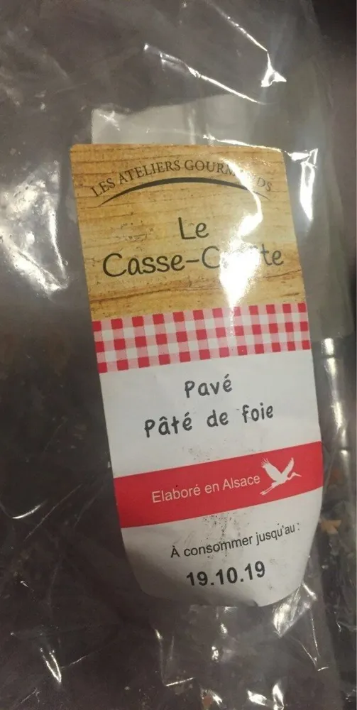 pavé pâté de foie