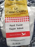 Pavé poulet façon kebab