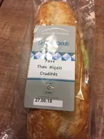 Le casse croute pavé thon nicois crudité