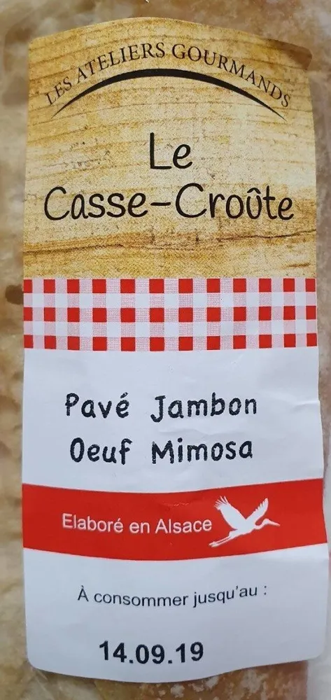 Pavé Jambon Œuf Mimosa