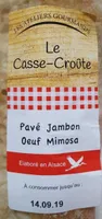 Pavé Jambon Œuf Mimosa