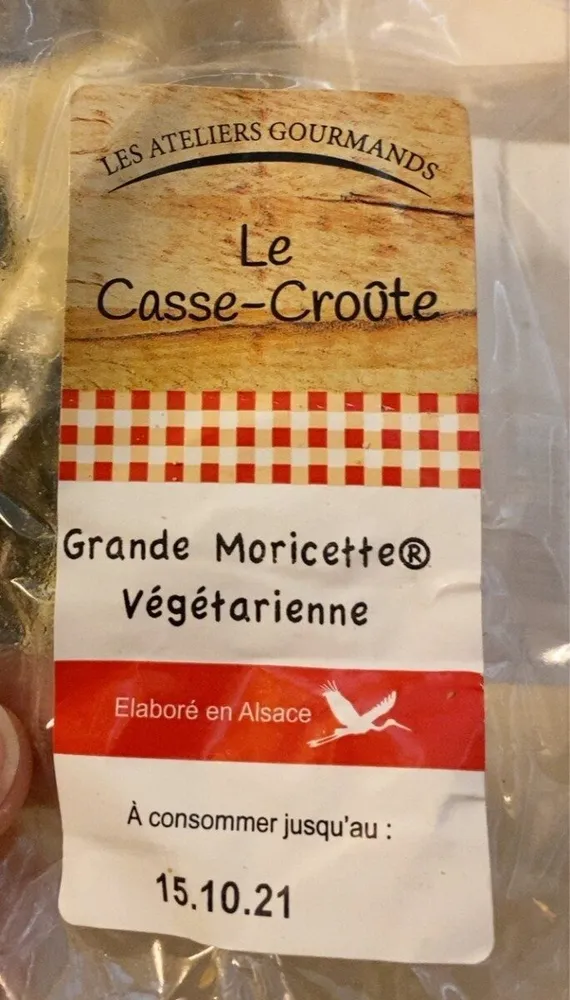 Le casse croute grande moricette vegetarienne