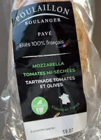 Pavé mozzarella tomates mi-sechées