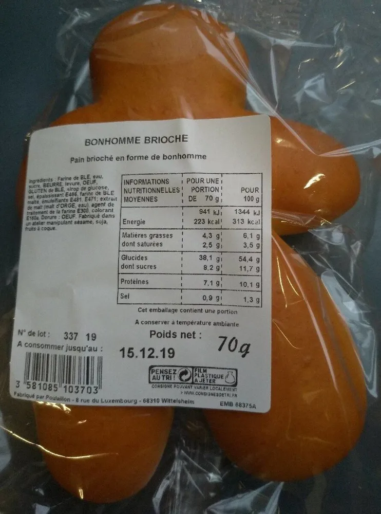 Bonhomme brioche