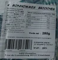 4 bonhommes Brioches
