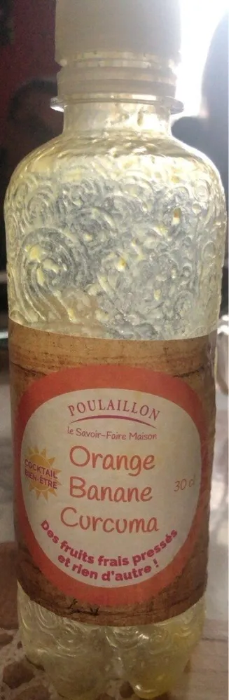 cocktail orange banane curcuma