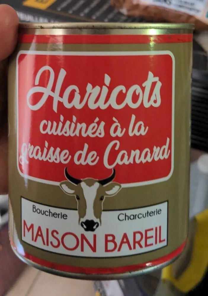 Haricots cuisinés à la graisse de canard