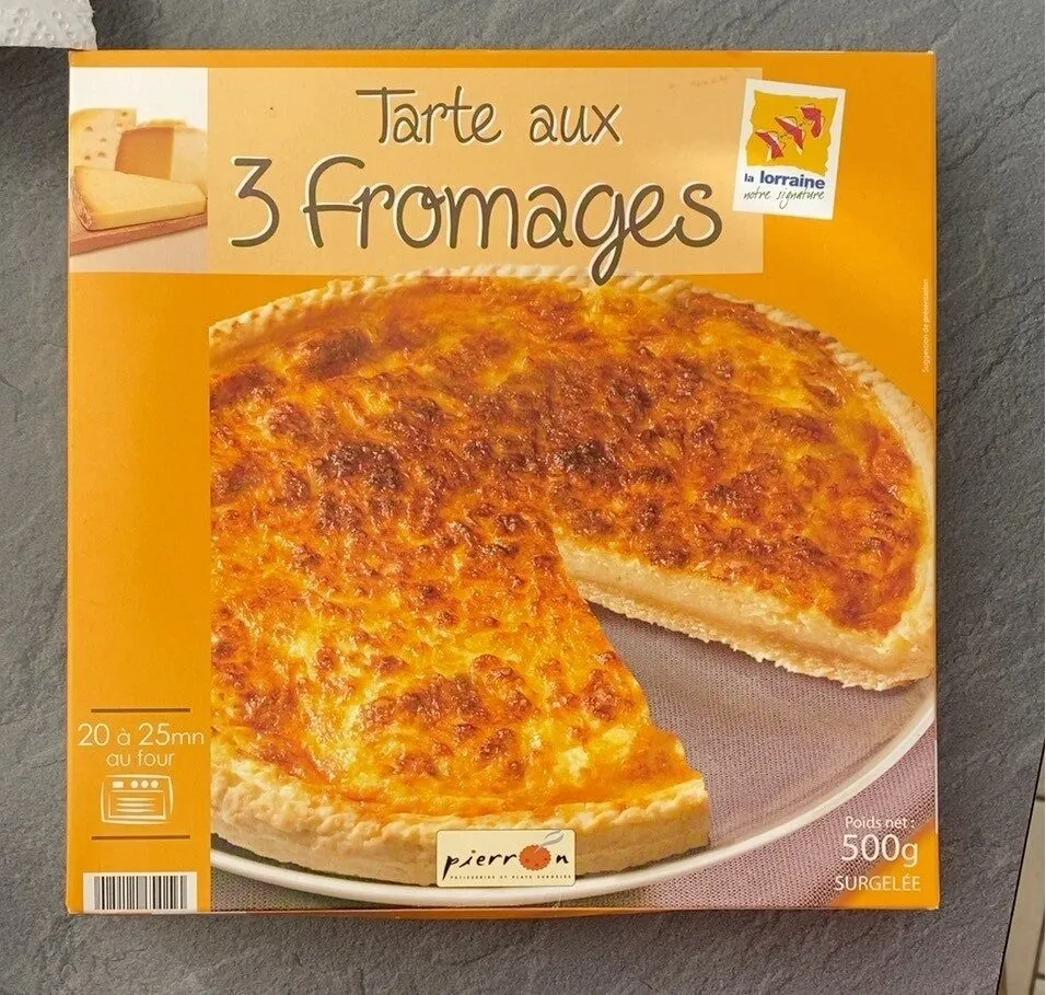 Tarte 3 fromages