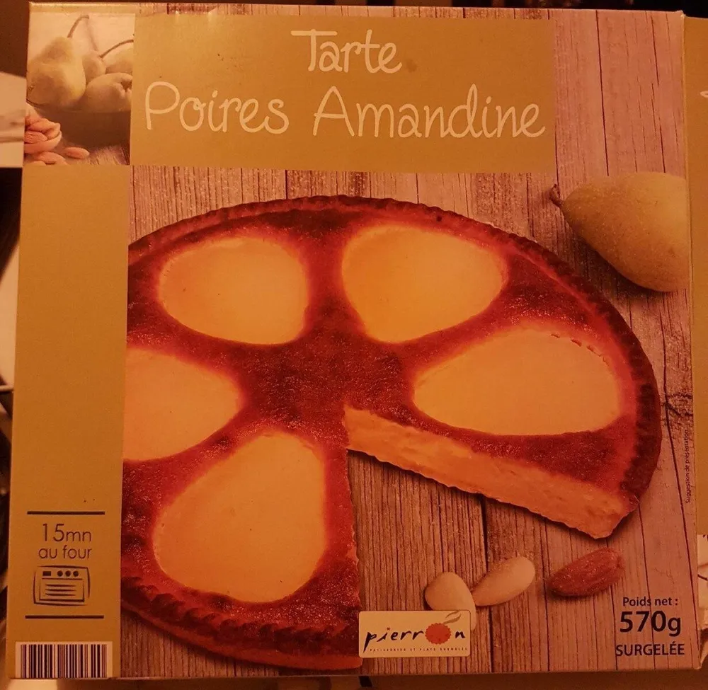 Tarte poires amandine