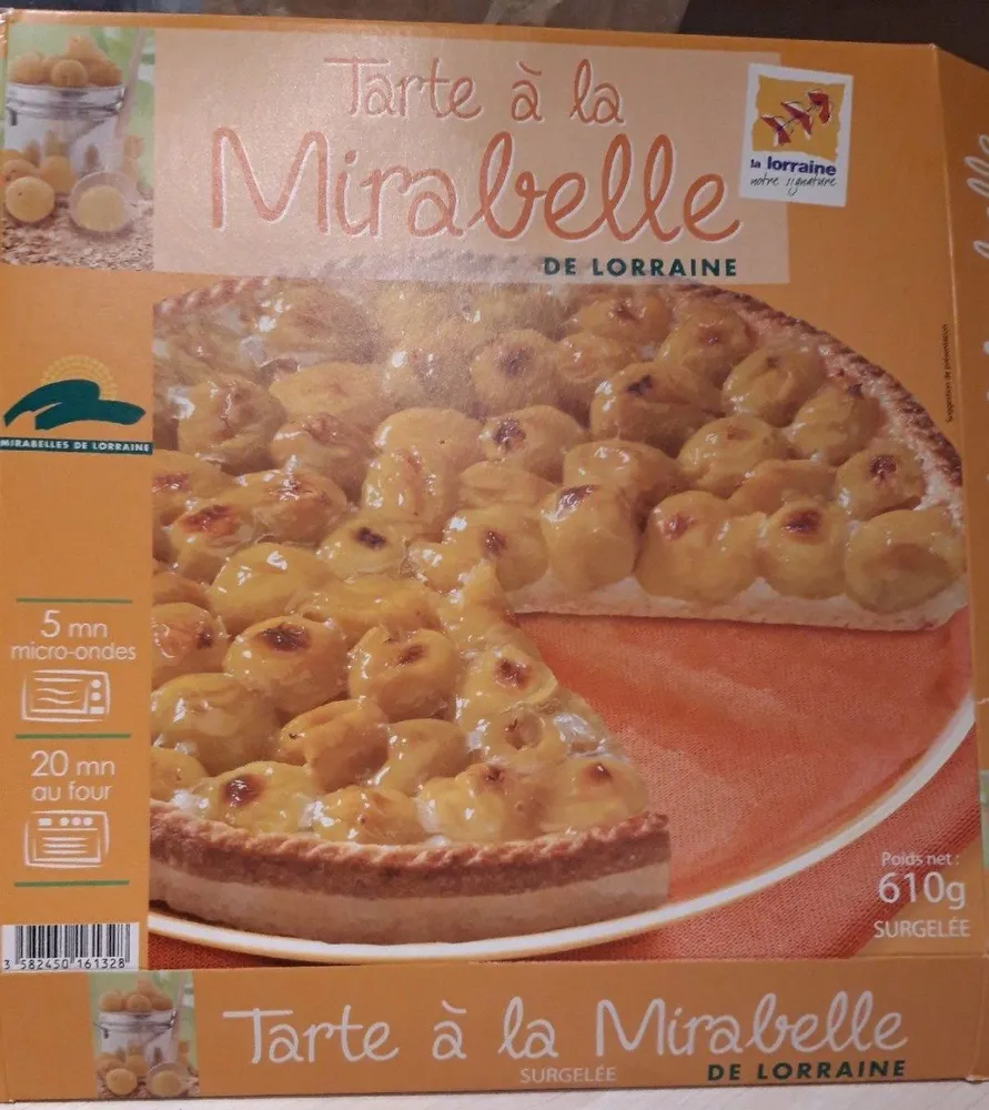 Tarte à la Mirabelle de Lorraine.
