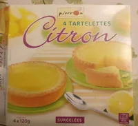 Assortiment 4 tartelettes citron