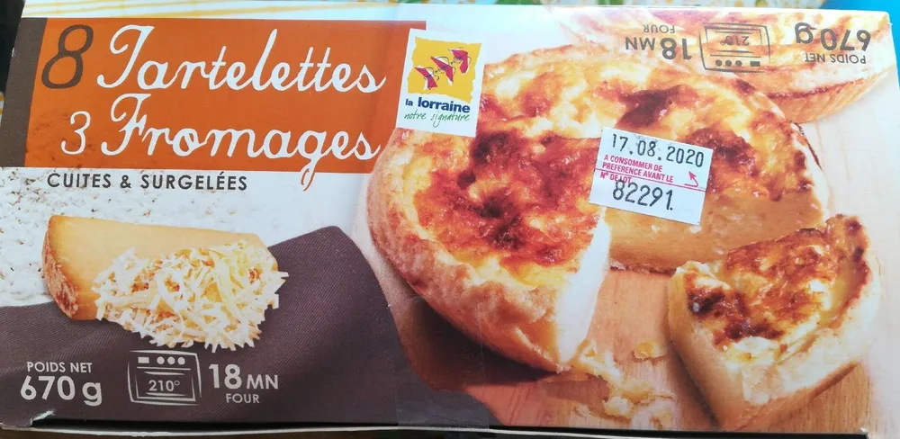 Tartelette 3 fromages
