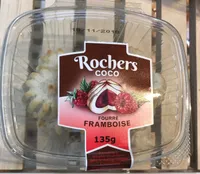 Rochers coco fourrés framboise