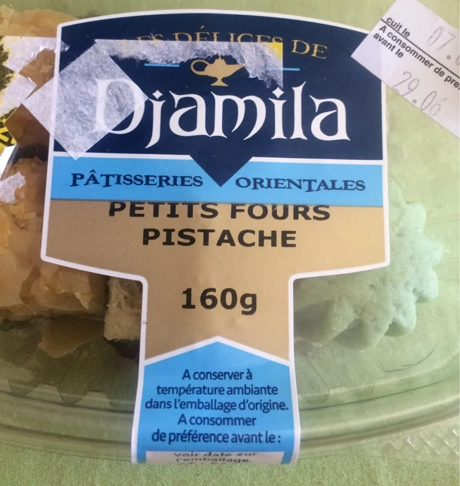 Patisseries orientales pistache