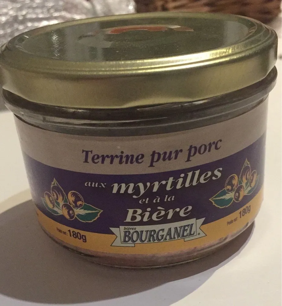 Terrine pur porc aux myrtilles et à la bière