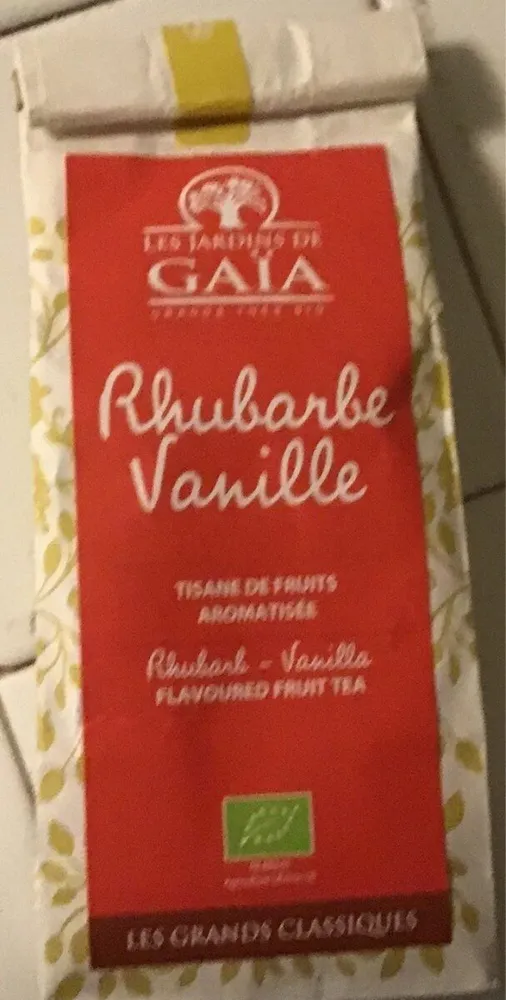 Rhubarbe vanille