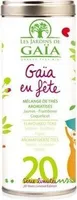 Gaia En Fête,Thé Vert Et Noir 100g-les Jardins De Gaia