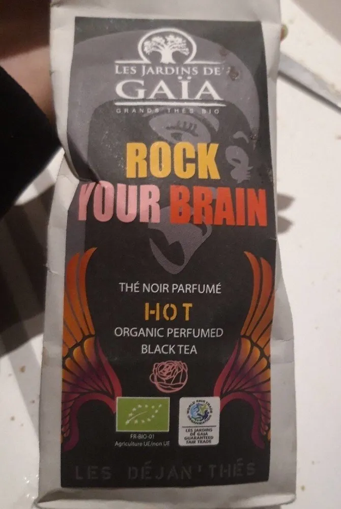 Thé noir parfumé rock your brain