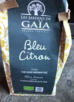 Bleu citron  thé noir aromatisé