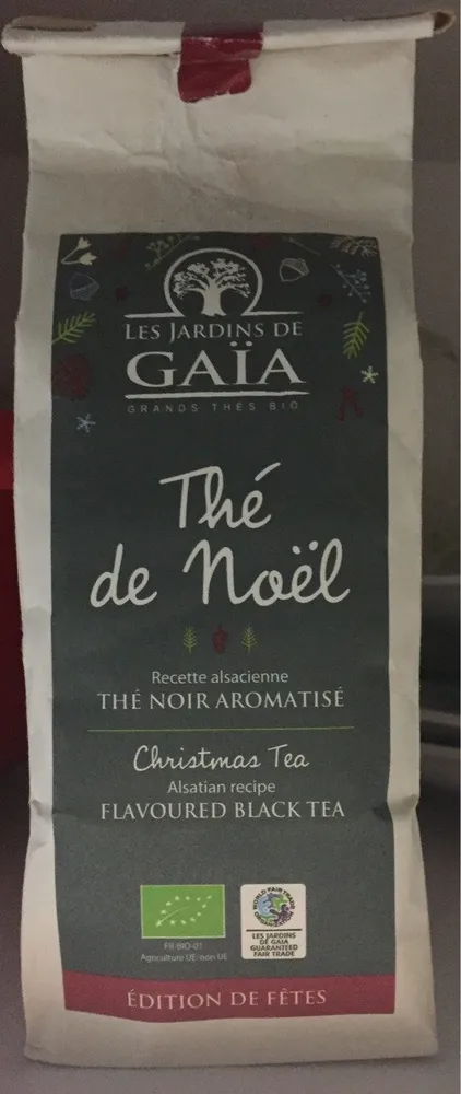 Thé Noir De Noël Bio - 100 G - Les Jardins De Gaïa
