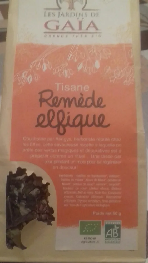 Tisane Remede Elfique - Sachet 50 G - Les Jardins De Gaïa