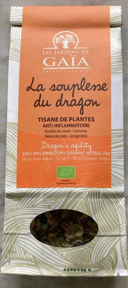 La souplesse du dragon - Tisane de plantes ant-inflammatoire