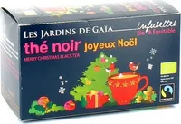 Thé Noir Joyeux Noël Bio - 20 Sachets - Les Jardins De Gaïa