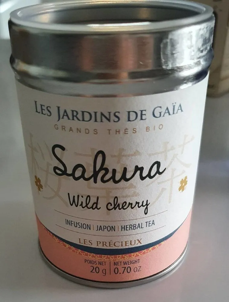 Thé wild cherry jardin de gaïa