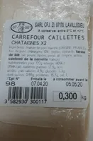 Caillettes châtaignes