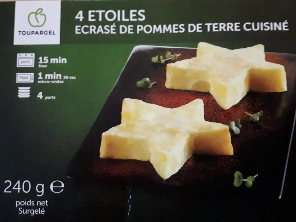 Écrasé de pomme de terre cuisiné