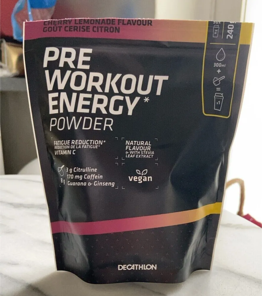 Preworkout Powder 240 g - Cherry Lemonade